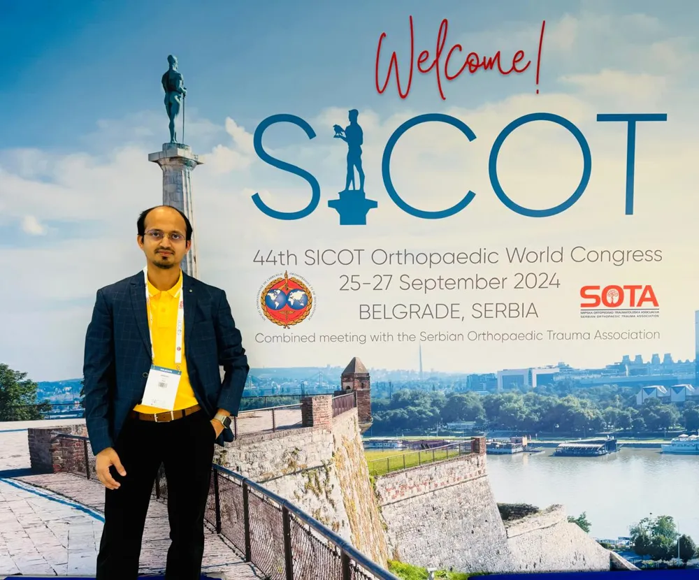 Dr. Abu Akrama at the SICOT World Congress, Belgrade
