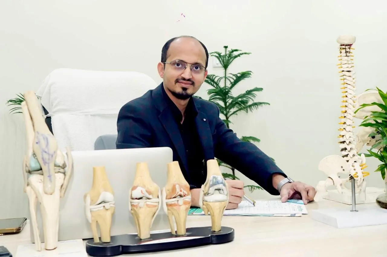 Dr. Abu Akrama at his consulting desk